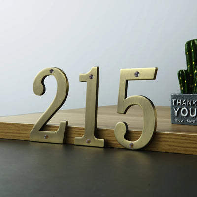 1Pcs 3Inch Metal House Numbers with M2 Screws Solid Zinc Alloy Mailbox Numbers 3D Address Numbers for Outside House Apartment Shoppers Synchrony