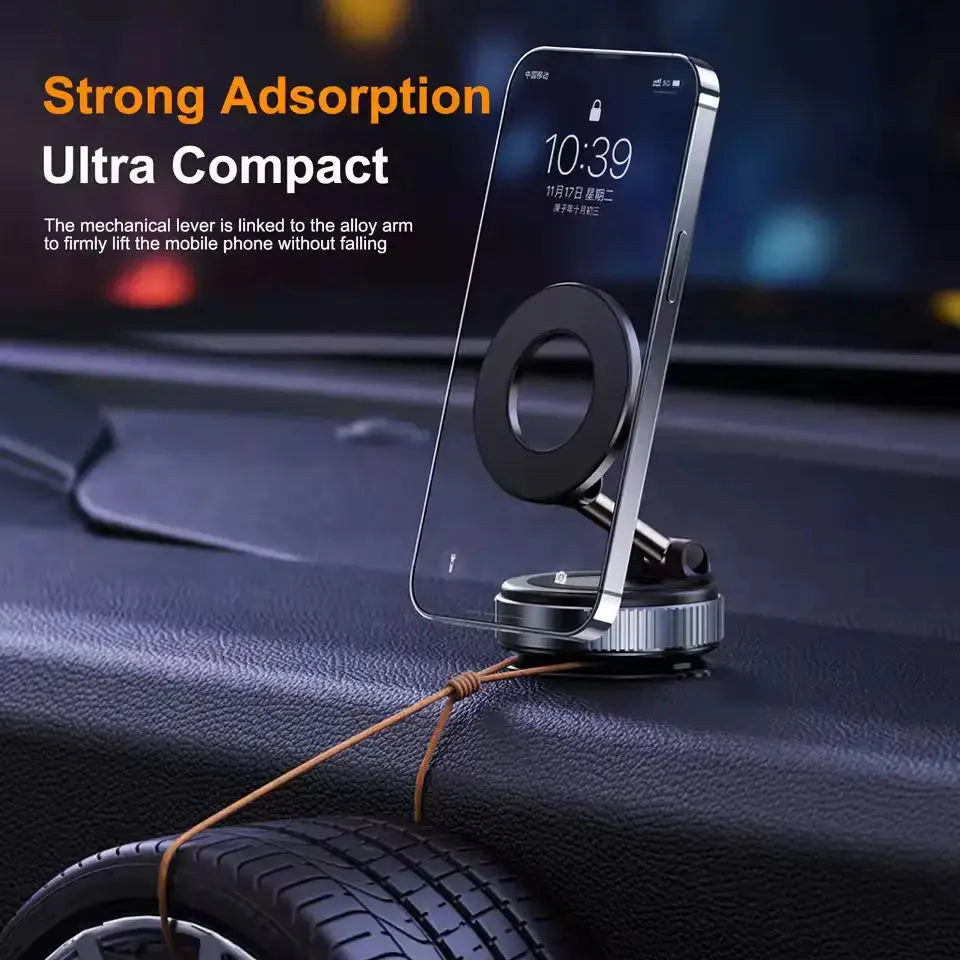 📱 K007 Magnetic Phone Holder – Foldable 3-Axis Adjustable Mount for Car, Desk & Home CJDropshipping