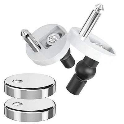 2Pcs Quick Release Toilet Seat Fixings Universal Toilet Seat Hinges Top Fittings For WC Toilet Blind Holes Bathroom Accessories Shoppers Synchrony