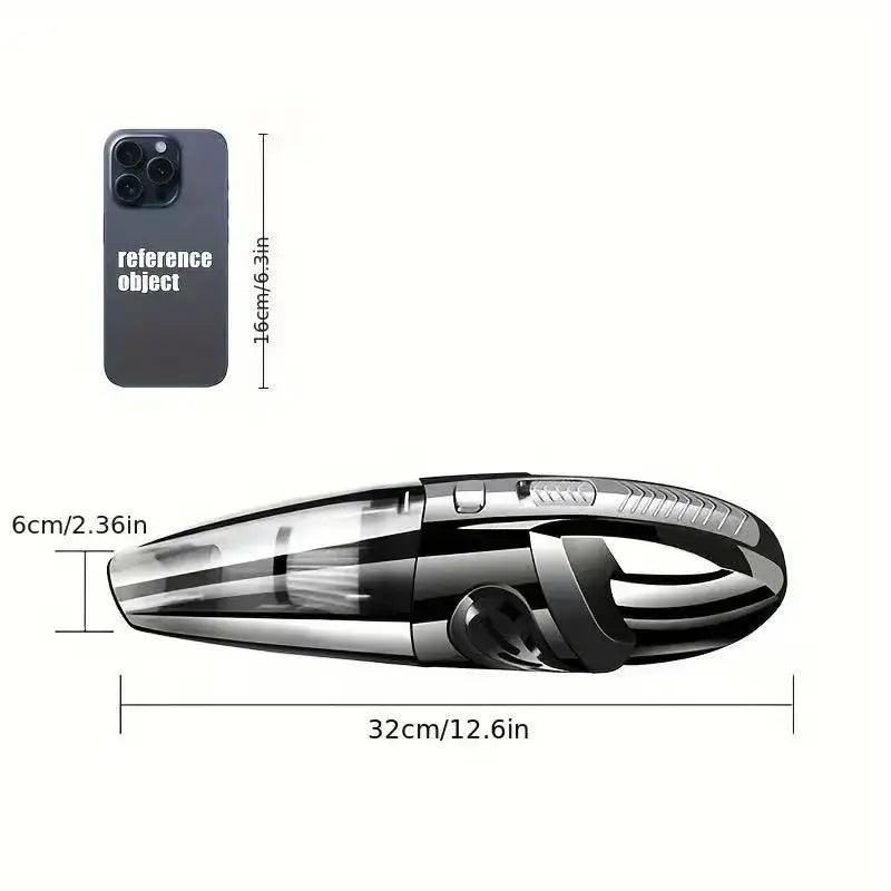 Portable Wireless Vacuum Cleaner Powerful Suction Rechargeable Handheld Vacuum Cleaner Quick Charge for Car Home Pet Hair Stone's Store