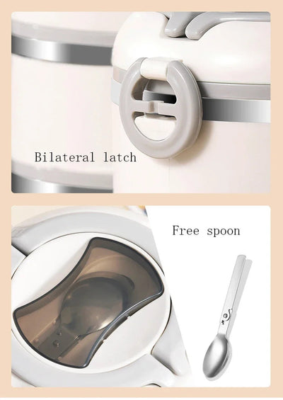 Bento Lunch Box Japanese Multilayer Stainless Steel Bento Box Food Container Storage Portable Thermos Food Jar Kid Bento Box Shoppers Synchrony