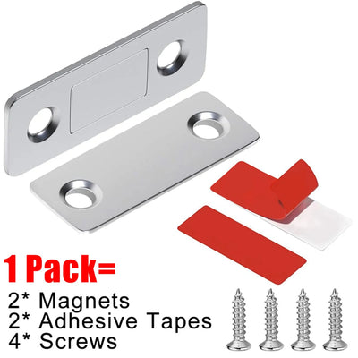 Magnetic Cabinet Catches Ultra Thin Door Strong Magnets Stopper Invisible Adhesive Drawer Magnet Lock for Kitchen Closet Closer Shoppers Synchrony