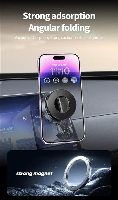 📱 K007 Magnetic Phone Holder – Foldable 3-Axis Adjustable Mount for Car, Desk & Home CJDropshipping