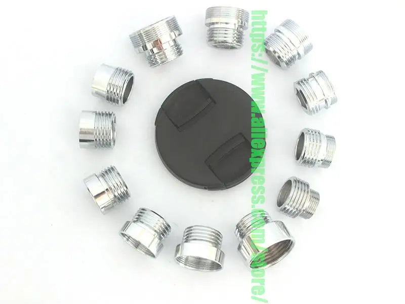 Brass Faucet Adapter1/2'' Male Screw Reducer Straight Fittings To 16 18 20 22 24 26 28 30MM  Kitchen Bathroom Aerator Connectors Shoppers Synchrony