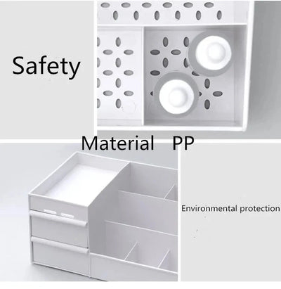 Large Capacity Cosmetic Storage Box Makeup Drawer Organizer Jewelry Nail Polish Makeup Container Desktop Sundries Storage Box Shoppers Synchrony