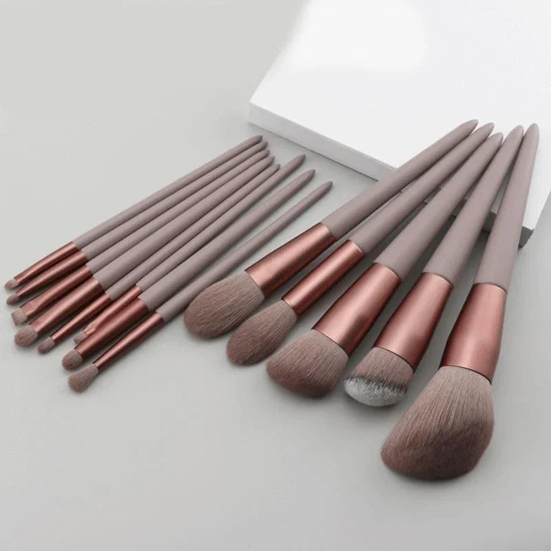 13 PCS/Lot Makeup Brushes Set Eye Shadow Foundation Women Cosmetic Powder Blush Blending Beauty Make Up Tool Shoppers Synchrony