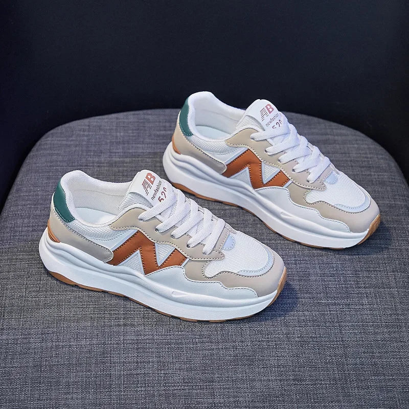 Sneakers Women Trainers Shoes Ladies Sport Mesh Sneakers Woman Flat Shoes Lightweight Soft Breathable Footwear Tennis Shoes Shoppers Synchrony