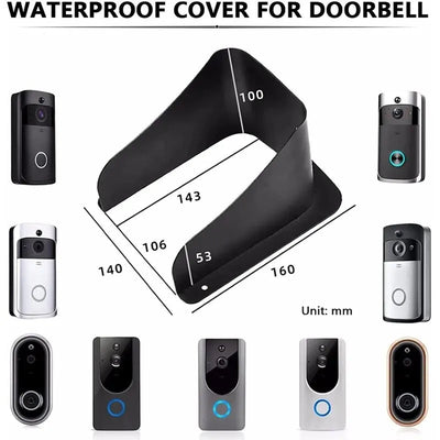 Waterproof Plastic Rain Cover for RFID Access Control Keypad Fingerprint Controller Wifi Door Bell Rainproof Shell Protector Shoppers Synchrony