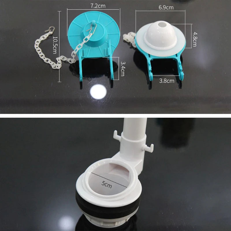 Drain Flush Valves Toilet Tank Fittings Universal Bathroom Tool Long Lasting Rubber Water Saving Repair PVC Suitable For Toilet Shoppers Synchrony