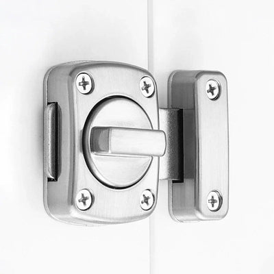 1pc Home Security Latch Rotate Bolt Latch Gate Latches Door Slide Lock Twist Rotating Barrel Lock For Bathroom Toilet Door Lock Shoppers Synchrony