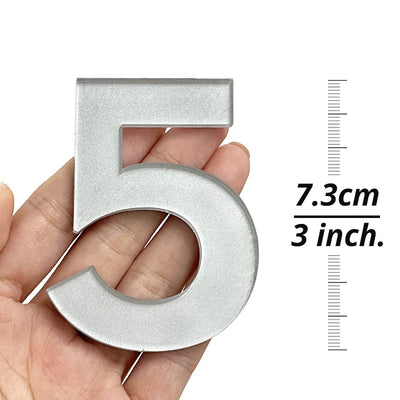 Acrylic 75mm Exterior House Number Outdoor Self Adhesive Letters Apartment Door Numbers Stickers Plate Sign Mailbox 3 inch Shoppers Synchrony