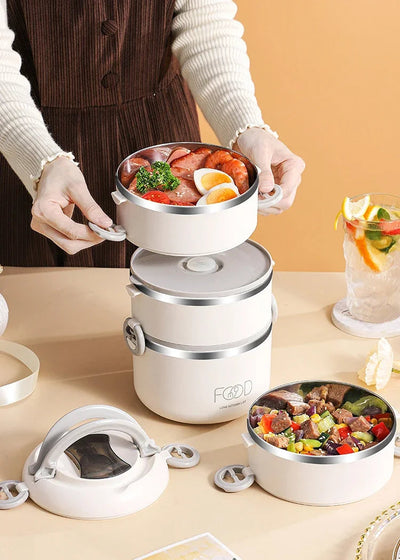 Bento Lunch Box Japanese Multilayer Stainless Steel Bento Box Food Container Storage Portable Thermos Food Jar Kid Bento Box Shoppers Synchrony