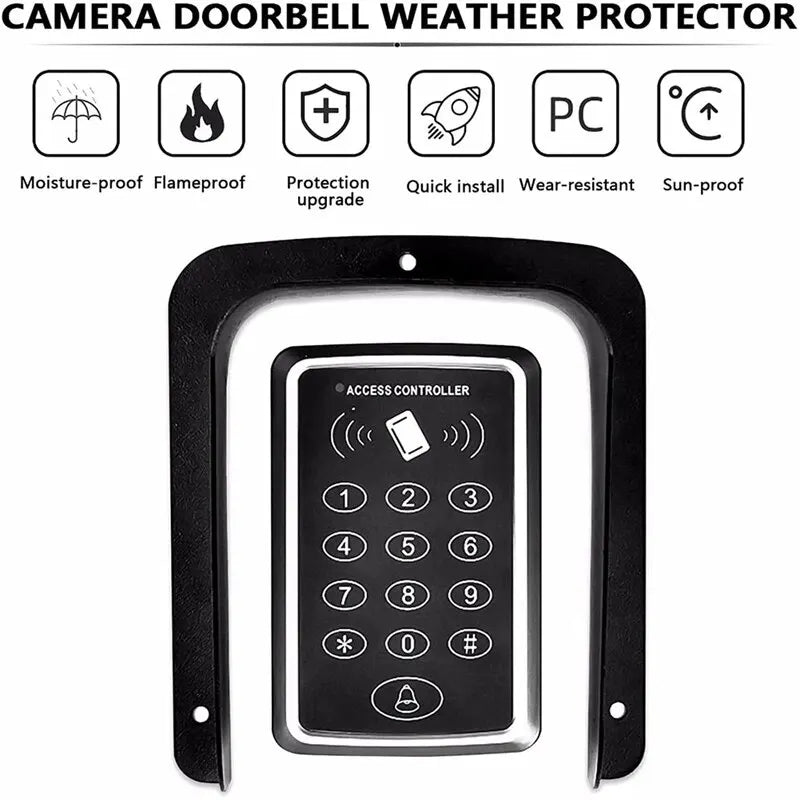 Waterproof Plastic Rain Cover for RFID Access Control Keypad Fingerprint Controller Wifi Door Bell Rainproof Shell Protector Shoppers Synchrony