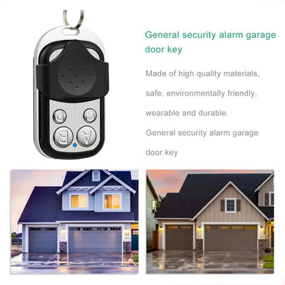 Metal Push Button Remote Control Transmitter ABCD / Lock Unlock 4Button 433MHz Universal 4 Buttons Garage Door Opener Remote Shoppers Synchrony