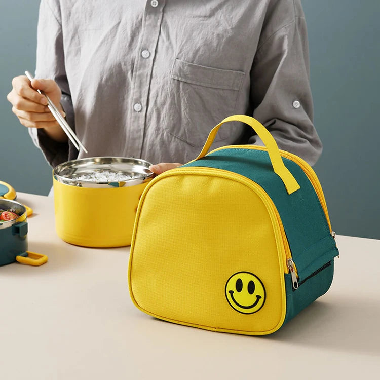 Portable Lunch Box Thermo Insulation Bento Thermos Containers Bento Bag Food Warmer for Kids Food Containers Shoppers Synchrony