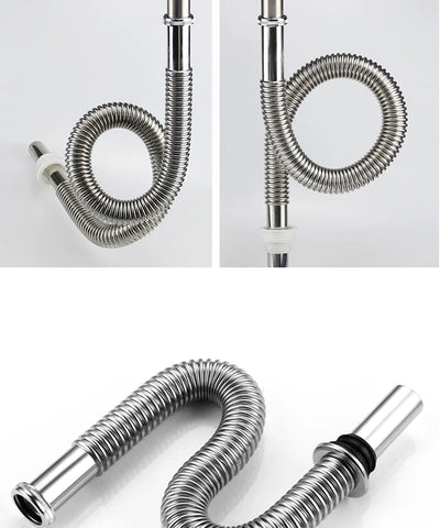 Brass Retractable Drain Hose Bathroom Sink Flexible Drainpipe Basin Pop Up Tube Washbasin Wall Floor Flushing Pipe Fittings Shoppers Synchrony