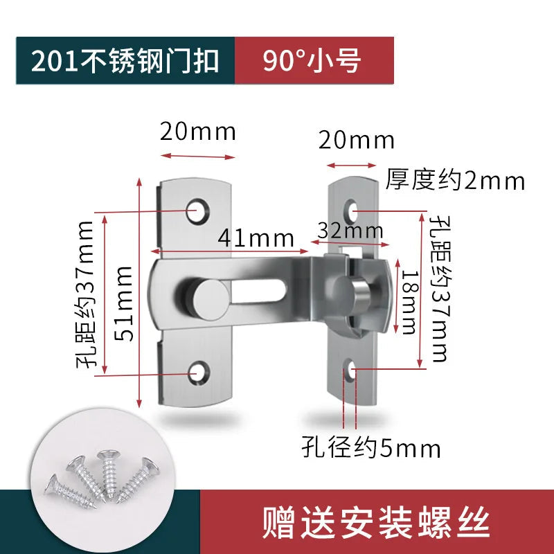 Stainless steel Universal Door Lever Lock Child Baby Safety Lock Rotation Proof Professional Door Latch Multi-functional Shoppers Synchrony