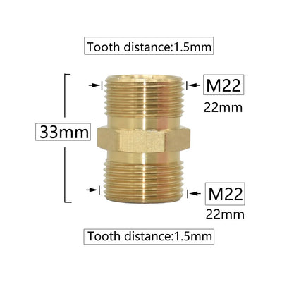 Brass 3/8 1/2 3/4" To M14 M18 M22 Male Female Thread Connector Cleaning Machine Faucet Bathroom Kitchen Copper Fittings Shoppers Synchrony