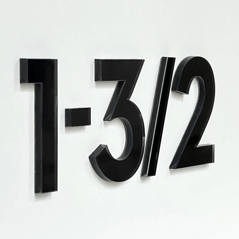 Acrylic 75mm Exterior House Number Outdoor Self Adhesive Letters Apartment Door Numbers Stickers Plate Sign Mailbox 3 inch Shoppers Synchrony