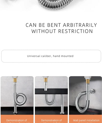 Brass Retractable Drain Hose Bathroom Sink Flexible Drainpipe Basin Pop Up Tube Washbasin Wall Floor Flushing Pipe Fittings Shoppers Synchrony