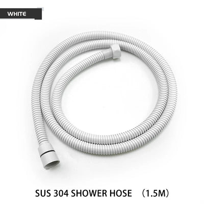 High Quality Black White Shower Hose Bathroom Fitting Stainless Steel Bath Tube 150CM Water Pipe Chrome Burshed Gold Grey Bronze Shoppers Synchrony