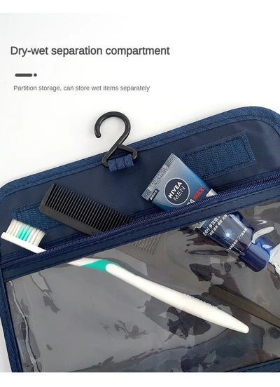 Quality Travel Makeup Bags Women Waterproof Cosmetic Bag Toiletries Organizer Hanging Dry And Wet Separation Storage Bag High Shoppers Synchrony