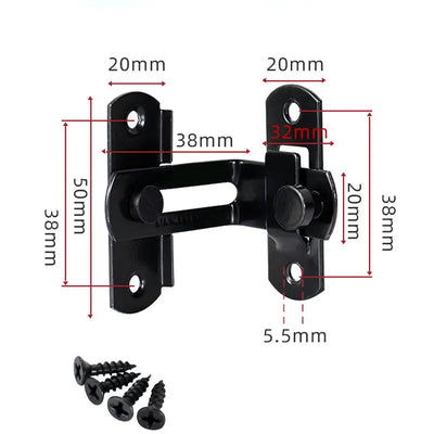 Door Lock Guard Latch Bolt 90°/180° Stainless Steel Toggle Latch Sliding Barn Door Lock Wine Cabinet Closet Right Angle Lock Shoppers Synchrony