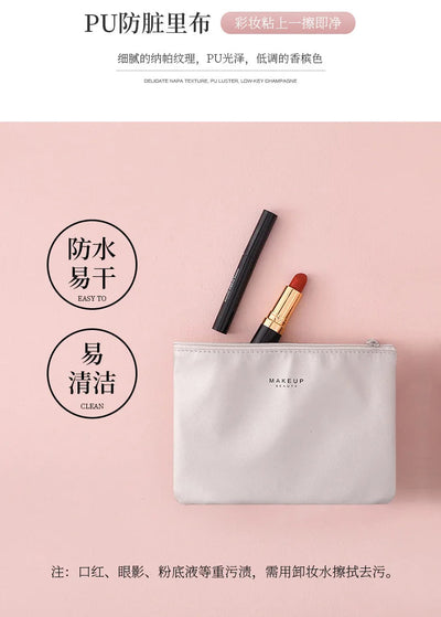 Ladies Portable High Appearance Index Cosmetic Bag Large-capacity Travel Washing Bag Three-dimensional Makeup Storage Bag Shoppers Synchrony