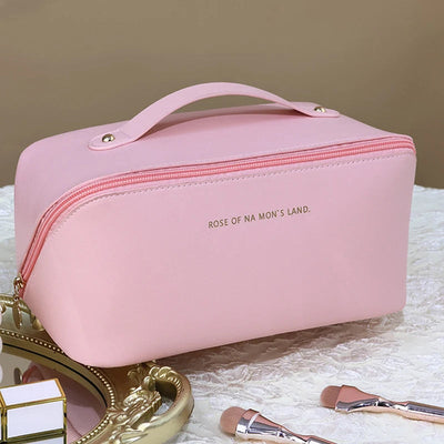 Makeup Organizer Female Toiletry Kit Bag Make Up Case Storage Pouch PU Lady Box, Cosmetic Bag, Organizer Bag For Travel Zip ﻿ Shoppers Synchrony