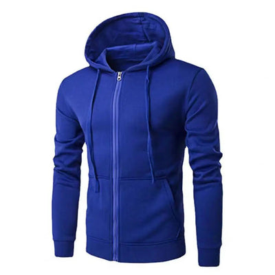 Autumn Men Sweatshirts Long Sleeve Jacket Hoodie Zipper Closure Jacket Male Hoodies Sweatshirt Slim Fit Male Clothing Shoppers Synchrony