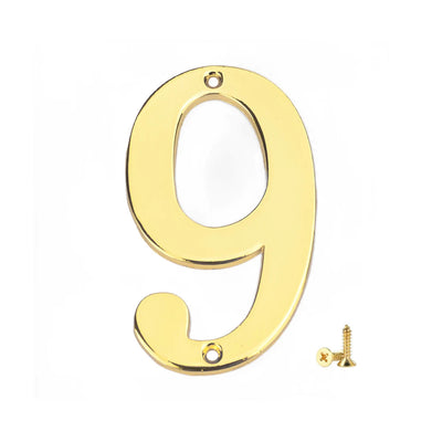 1Pcs 3Inch Metal House Numbers with M2 Screws Solid Zinc Alloy Mailbox Numbers 3D Address Numbers for Outside House Apartment Shoppers Synchrony