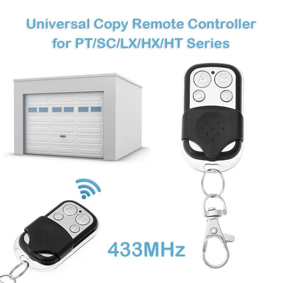 Metal Push Button Remote Control Transmitter ABCD / Lock Unlock 4Button 433MHz Universal 4 Buttons Garage Door Opener Remote Shoppers Synchrony