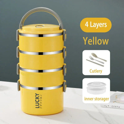 Portable Lunch Box Thermo Insulation Bento Thermos Containers Bento Bag Food Warmer for Kids Food Containers Shoppers Synchrony