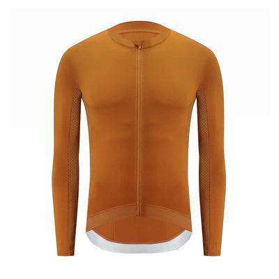 HISERWA Cycling Jersey Long Sleeve Men Pro Aero Slim Fit Cycling Jersey MTB Road Bike Clothing Breathable Quick Dry Shirt Bicycl Shoppers Synchrony