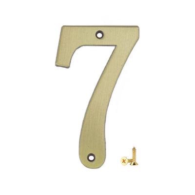 1Pcs 3Inch Metal House Numbers with M2 Screws Solid Zinc Alloy Mailbox Numbers 3D Address Numbers for Outside House Apartment Shoppers Synchrony