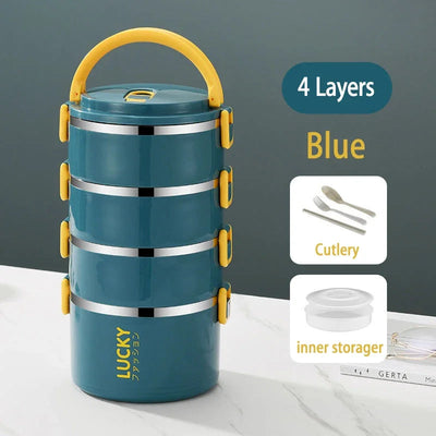 Portable Lunch Box Thermo Insulation Bento Thermos Containers Bento Bag Food Warmer for Kids Food Containers Shoppers Synchrony