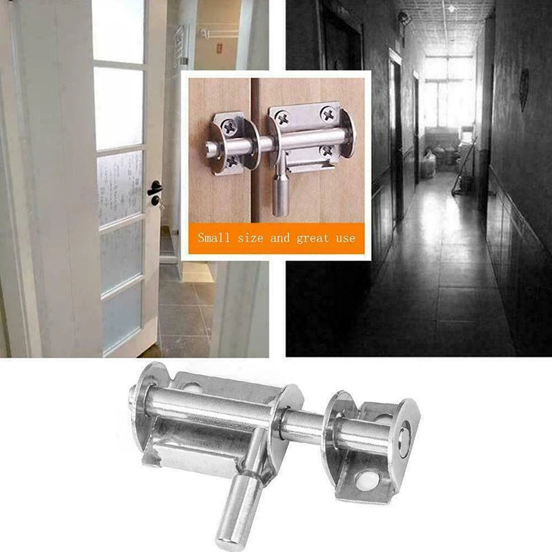 Stainless Steel Door Latch Solid Sliding Bolts Latch Hasp Home Hardware Gate Safety Toilet Door Lock Shoppers Synchrony