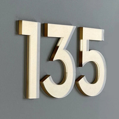 Acrylic 75mm Exterior House Number Outdoor Self Adhesive Letters Apartment Door Numbers Stickers Plate Sign Mailbox 3 inch Shoppers Synchrony