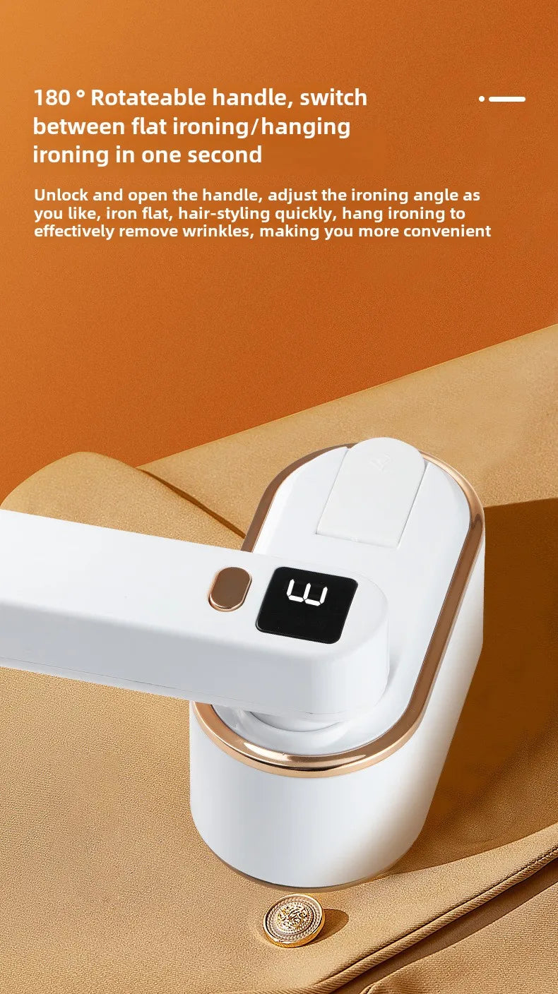 1200W Powerful Steamer Iron for Clothes with 3 Modes and 150ml Water Tank Portable Handheld Garment Steamer for Home Dorm Travel Shoppers Synchrony