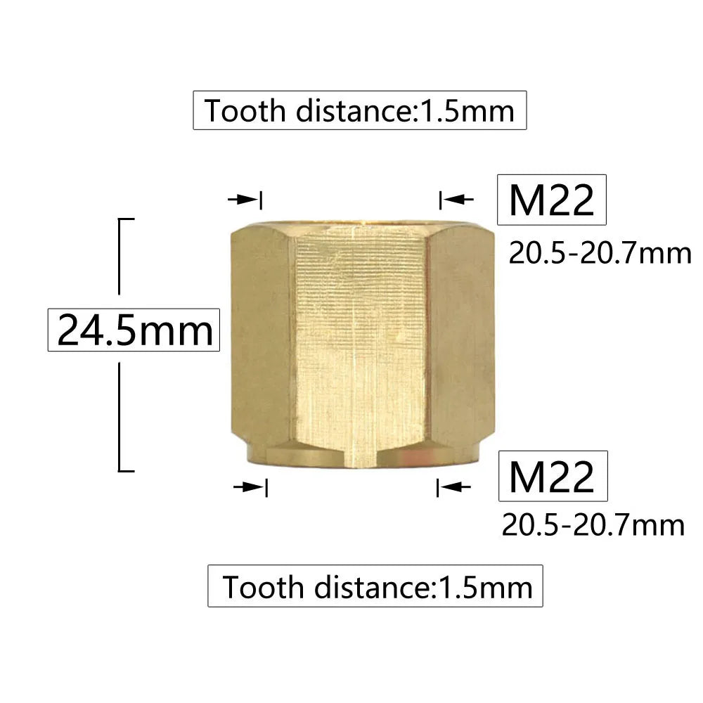 Brass 3/8 1/2 3/4" To M14 M18 M22 Male Female Thread Connector Cleaning Machine Faucet Bathroom Kitchen Copper Fittings Shoppers Synchrony