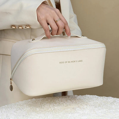 Makeup Organizer Female Toiletry Kit Bag Make Up Case Storage Pouch PU Lady Box, Cosmetic Bag, Organizer Bag For Travel Zip ﻿ Shoppers Synchrony