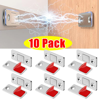 Magnetic Cabinet Catches Ultra Thin Door Strong Magnets Stopper Invisible Adhesive Drawer Magnet Lock for Kitchen Closet Closer Shoppers Synchrony