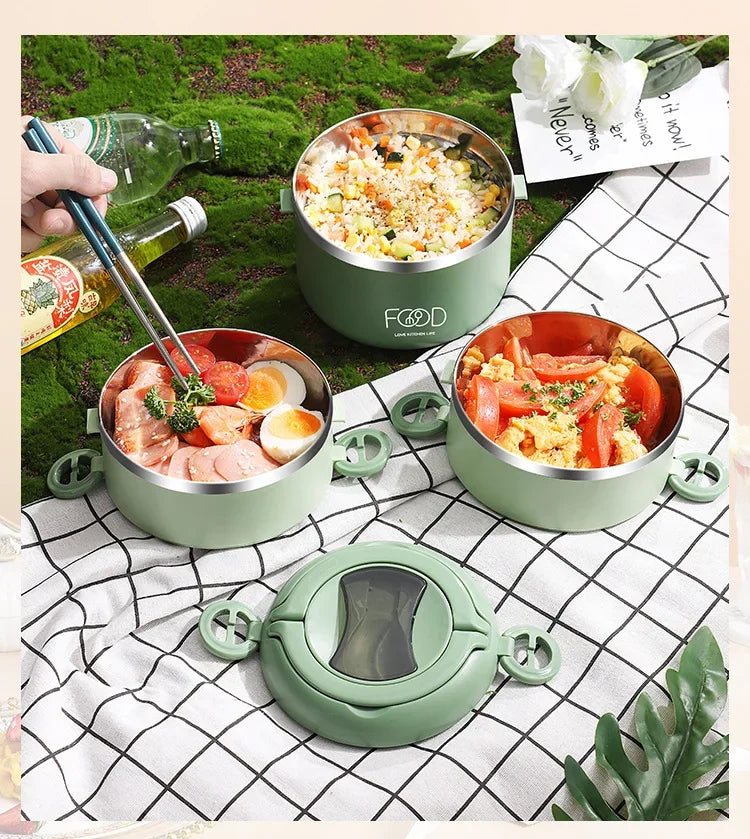 Bento Lunch Box Japanese Multilayer Stainless Steel Bento Box Food Container Storage Portable Thermos Food Jar Kid Bento Box Shoppers Synchrony