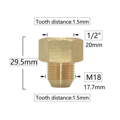 Brass 3/8 1/2 3/4" To M14 M18 M22 Male Female Thread Connector Cleaning Machine Faucet Bathroom Kitchen Copper Fittings Shoppers Synchrony