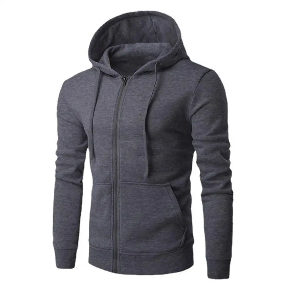 Autumn Men Sweatshirts Long Sleeve Jacket Hoodie Zipper Closure Jacket Male Hoodies Sweatshirt Slim Fit Male Clothing Shoppers Synchrony