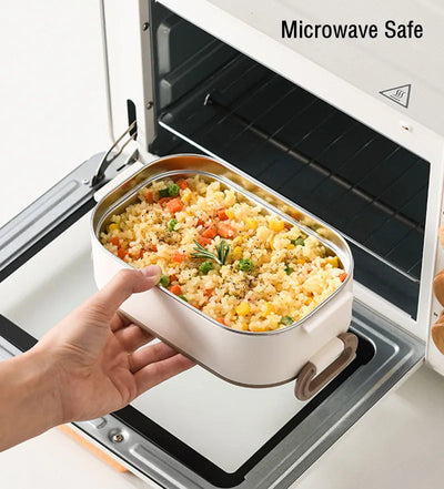 1500ml Double Layers Stainless Steel 304 Thermal Lunch Box With Insulation Bag Leak-Proof Bento Box Adult Student Food Container Shoppers Synchrony