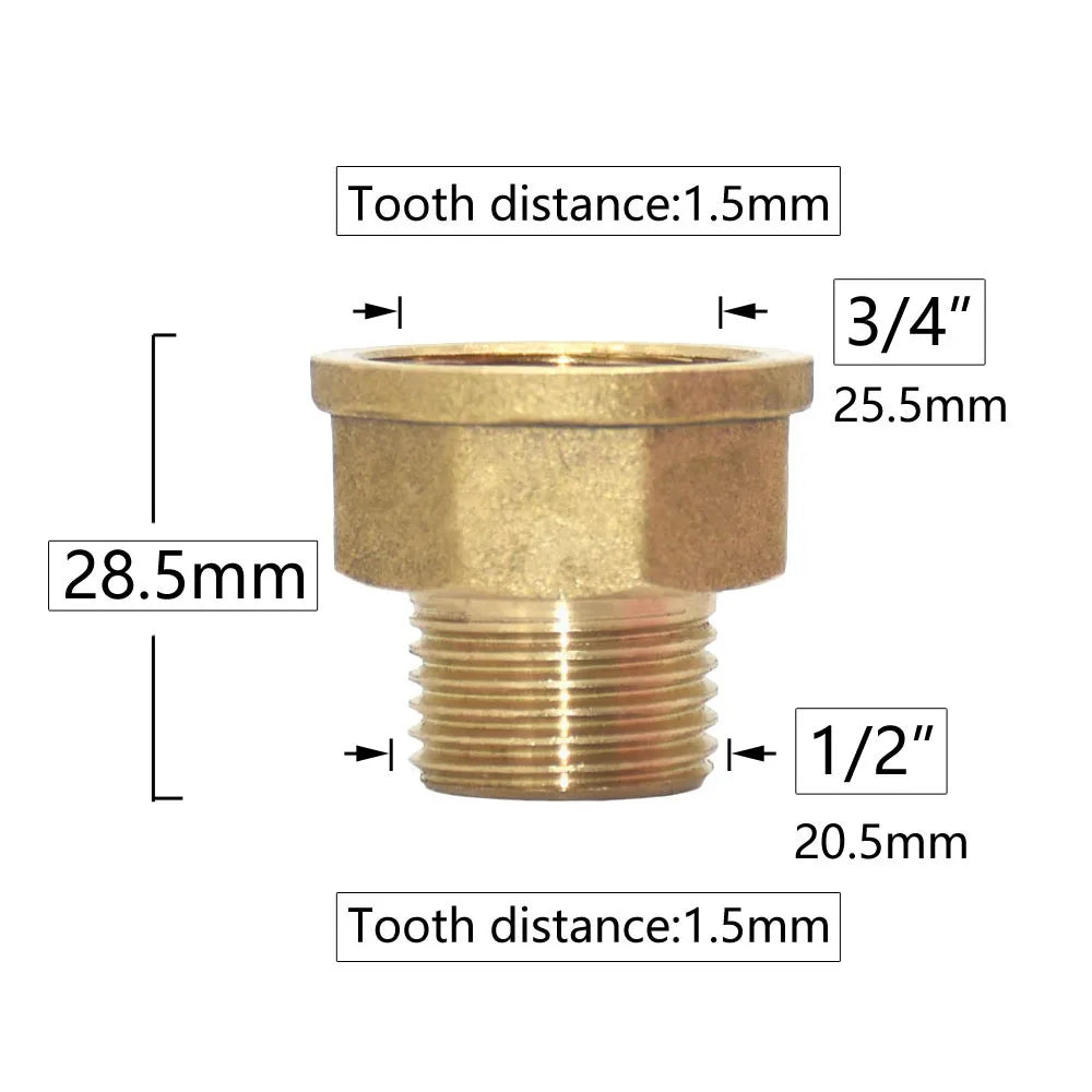 Brass 3/8 1/2 3/4" To M14 M18 M22 Male Female Thread Connector Cleaning Machine Faucet Bathroom Kitchen Copper Fittings Shoppers Synchrony