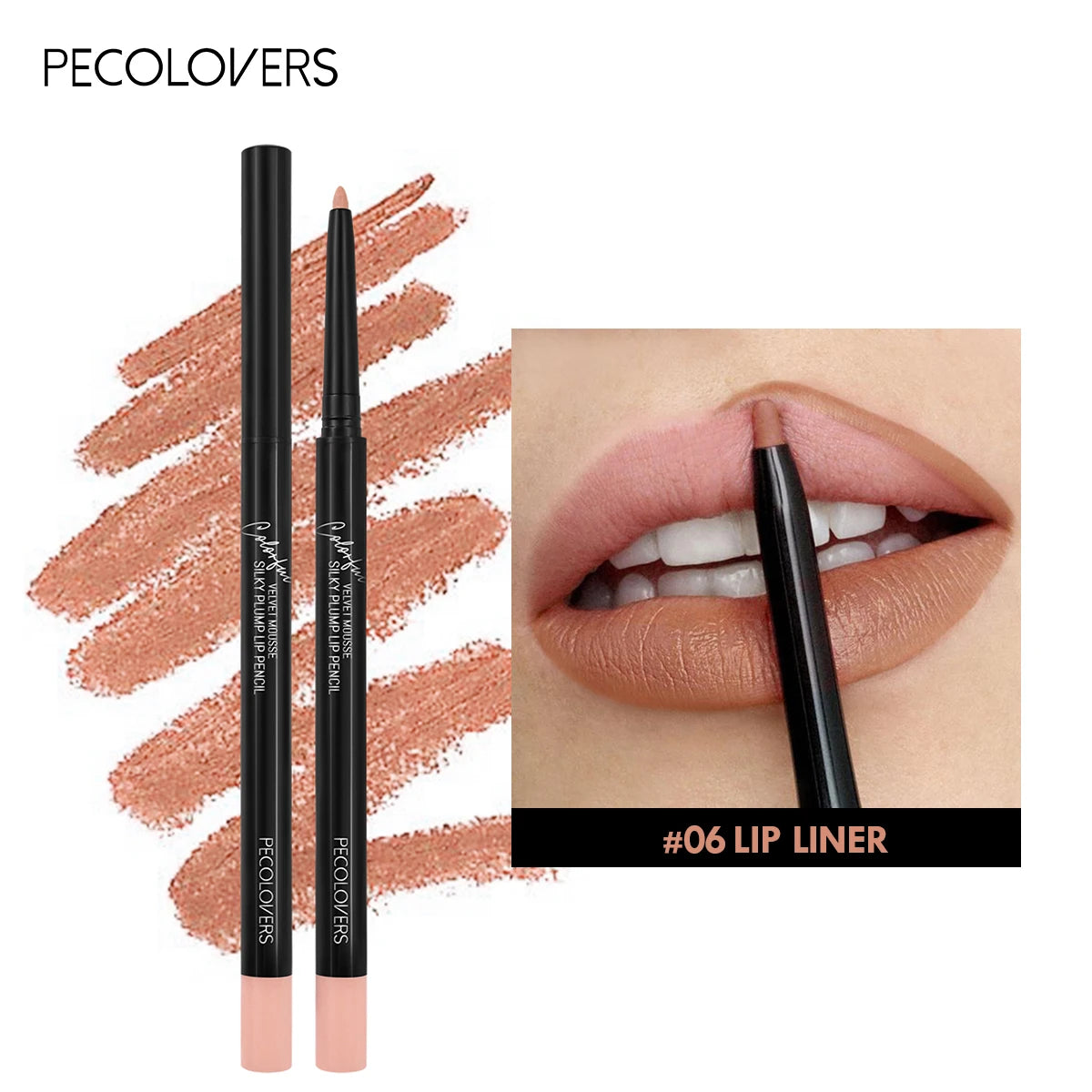 Nude Velvet Matte Lipstick Long Lasting Waterproof Color Rendering Non-stick Cup Lip Glaze Lips Liner Pencil Woman Cosmetics Shoppers Synchrony
