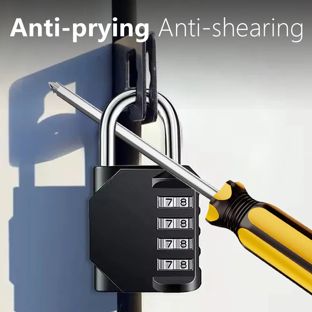 Clearance_Customs Padlock Password Locks 4 Digit Waterproof Outdoor Lock For Door Suitcase Bag Package Cabinet Locker Window_Con Shoppers Synchrony