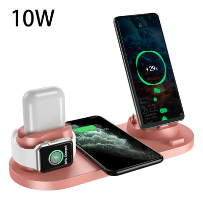 Wireless Charger For IPhone Fast Charger For Phone Fast Charging Pad For Phone Watch 6 In 1 Charging Dock Station null